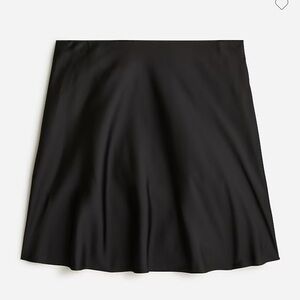 NWT J. Crew Women's Elegant Black mini slip Skirt size Small